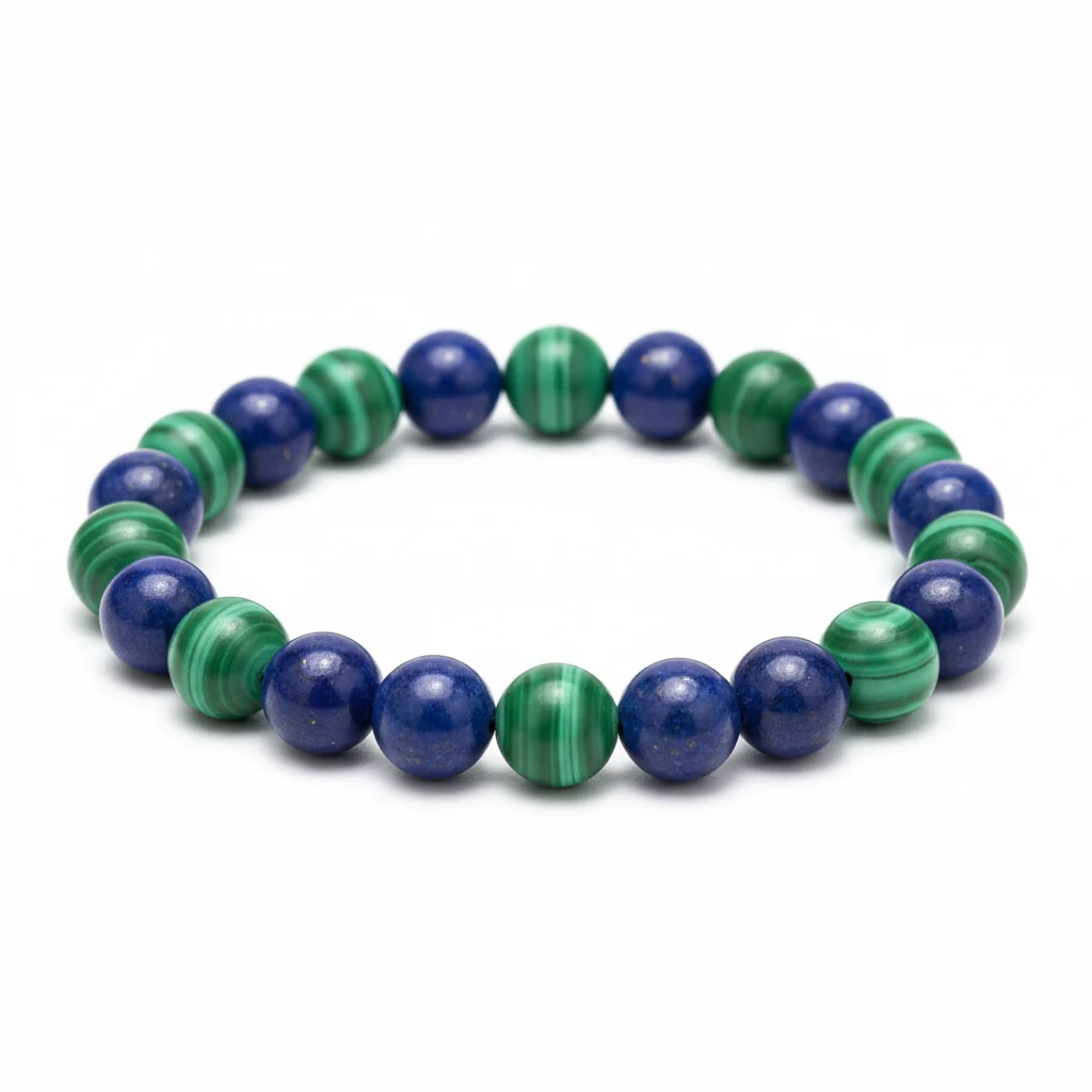 Lapis Lazuli & Malachite 6mm Bracelet